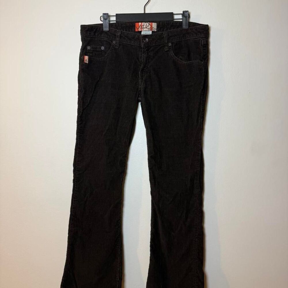 American-vintage Women's Brown and Black Trousers